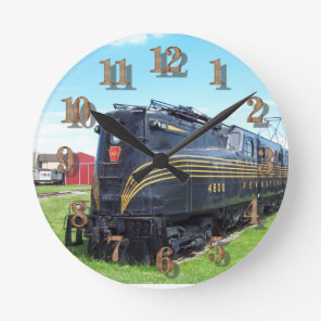 Pennsylvania Railroad Locomotive GG-1 #4800   Round Clock
