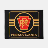 Pennsylvania Railroad Logo, Black & Gold