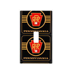 Pennsylvania Railroad Logo, Light Switch Cover