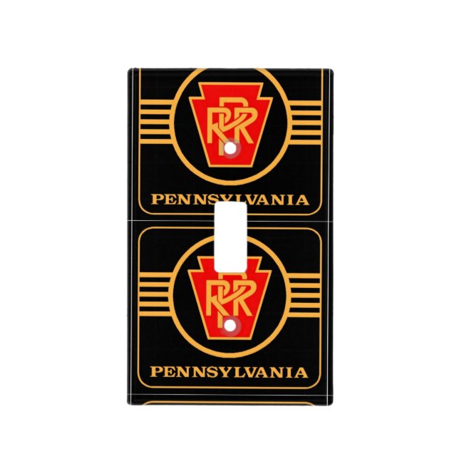 Pennsylvania Railroad Logo, Light Switch Cover (Front)