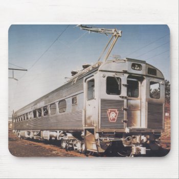 Pennsylvania Railroad Silverliner Coaches Mouse Pad by stanrail at Zazzle