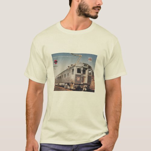 Pennsylvania Railroad Silverliner Electric Coach   T_Shirt