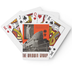 Pennsylvania Railroad T1 Locomotive 6111 Poker Cards