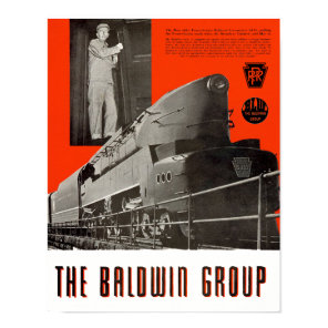 Pennsylvania Railroad T1 Locomotive 6111 Poster