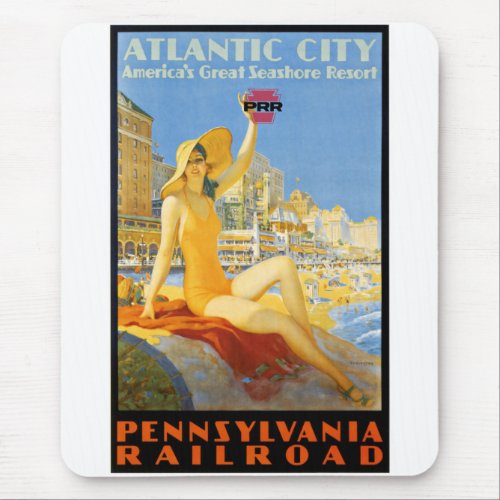 Pennsylvania Railroad to Atlantic City  Mouse Pad