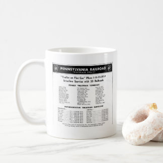 pennsylvania Railroad TOFC Train service     Coffee Mug