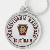Pennsylvania Railroad TrucTrain Service Keychain