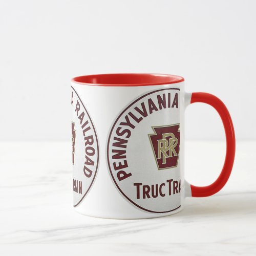 Pennsylvania Railroad TrucTrain Service Mug