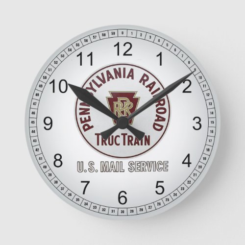Pennsylvania Railroad TrucTrain Service  Round Clock