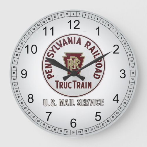 Pennsylvania Railroad TrucTrain Service Wall Clock