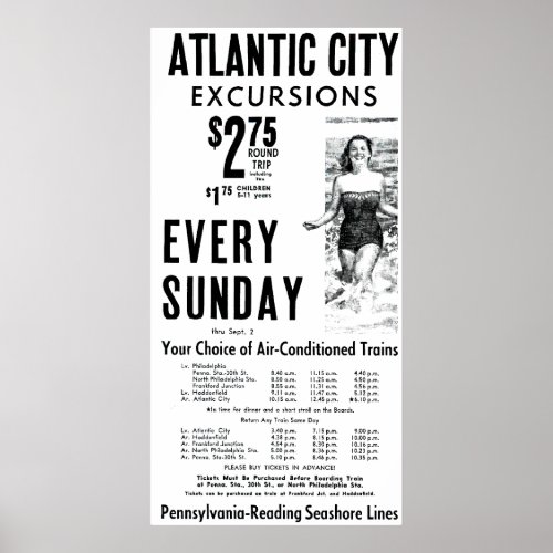 Pennsylvania_Reading Seashore Lines 1962 Poster