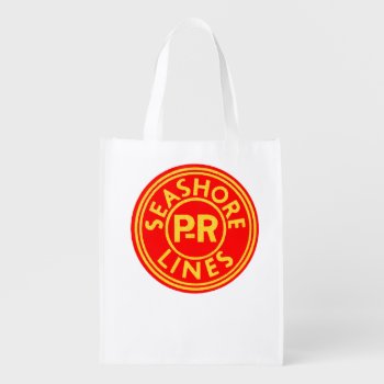 Pennsylvania Reading Seashore Lines   Grocery Bag by stanrail at Zazzle