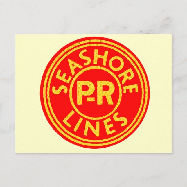 Pennsylvania Reading Seashore Lines Logo Postcard (Front)