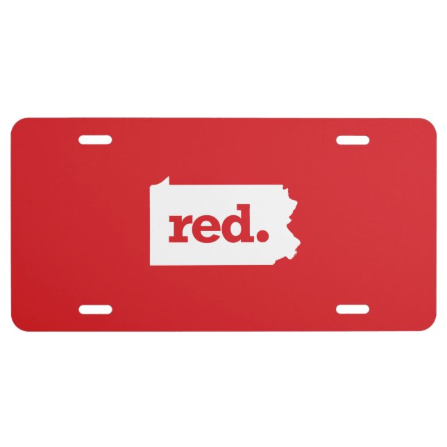 Pennsylvania Republican License Plate (Front)
