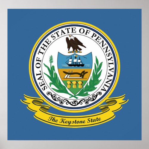 Pennsylvania Seal Poster