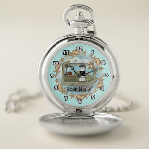 Pennsylvania Shell Lighthouse  Pocket Watch