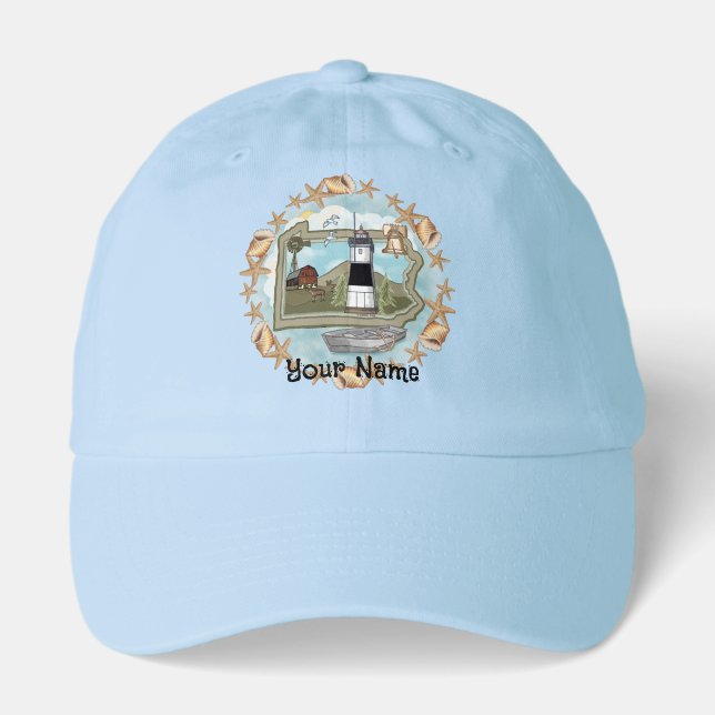Pennsylvania Shells Lighthouse Hat (Front)