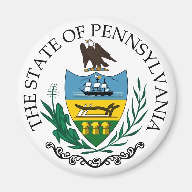 Pennsylvania sign magnet (Front)
