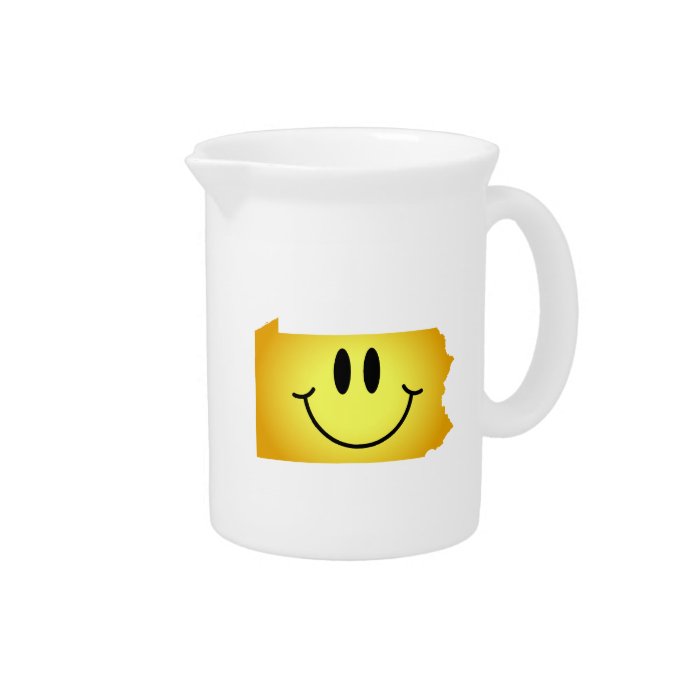 Pennsylvania Smiley Face Drink Pitcher