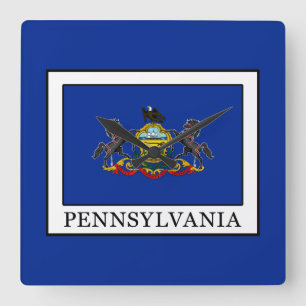 Pennsylvania Square Wall Clock