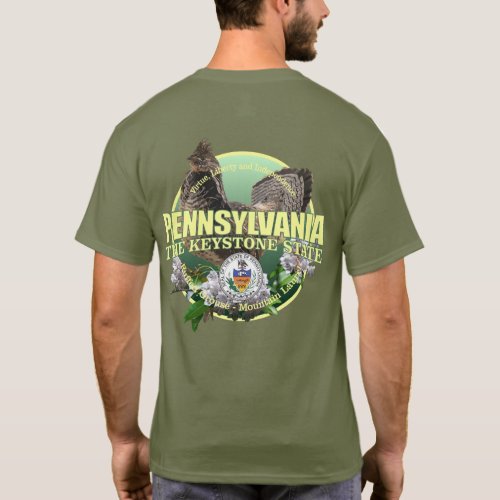 Pennsylvania State Bird  Flower T_Shirt