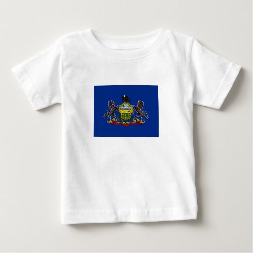 Pennsylvania State Flag Baby T_Shirt