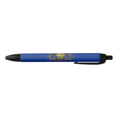Pennsylvania State Flag Blue Ink Pen
