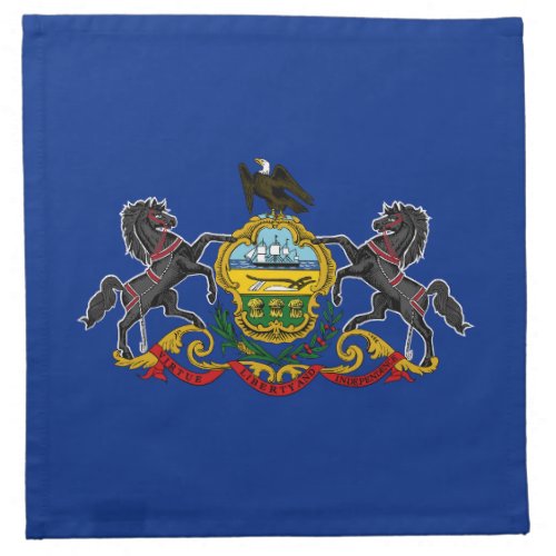 Pennsylvania State Flag Cloth Napkin