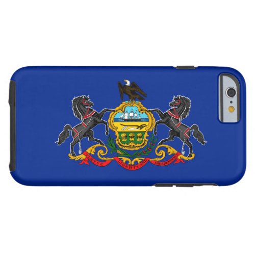 Pennsylvania State Flag Design Tough iPhone 6 Case