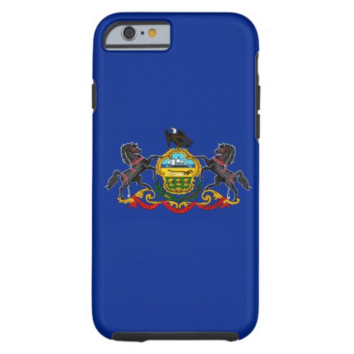 Pennsylvania State Flag Design Decor Tough iPhone 6 Case