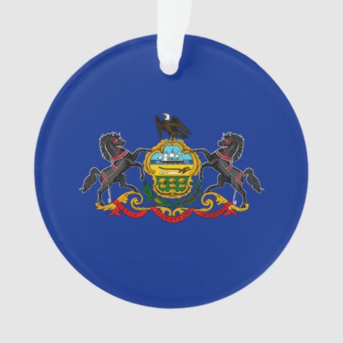 Pennsylvania State Flag Design Decor Ornament