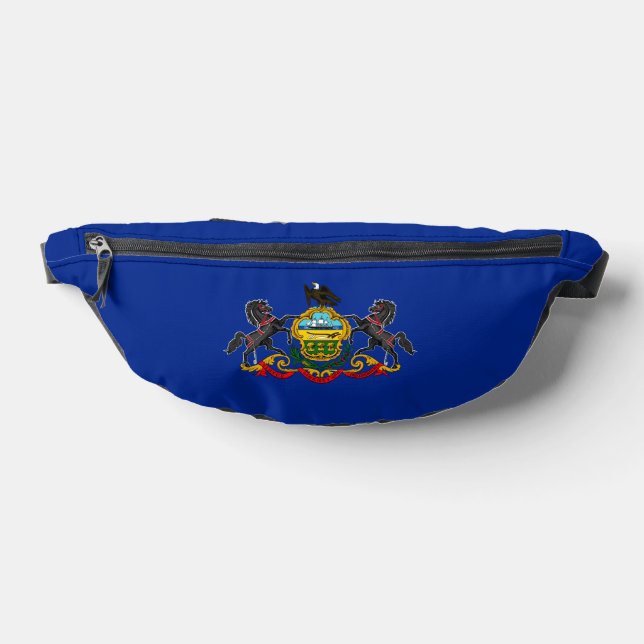Pennsylvania State Flag Design Fanny Pack (Lay Down)