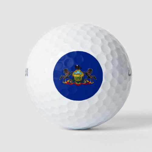 Pennsylvania State Flag Design Golf Balls
