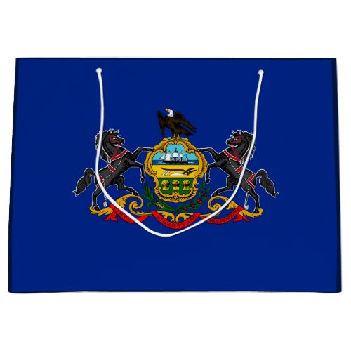 Pennsylvania State Flag Design Large Gift Bag