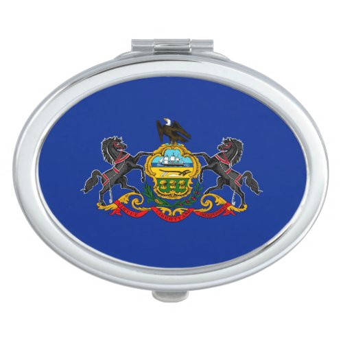 Pennsylvania State Flag Design Makeup Mirror