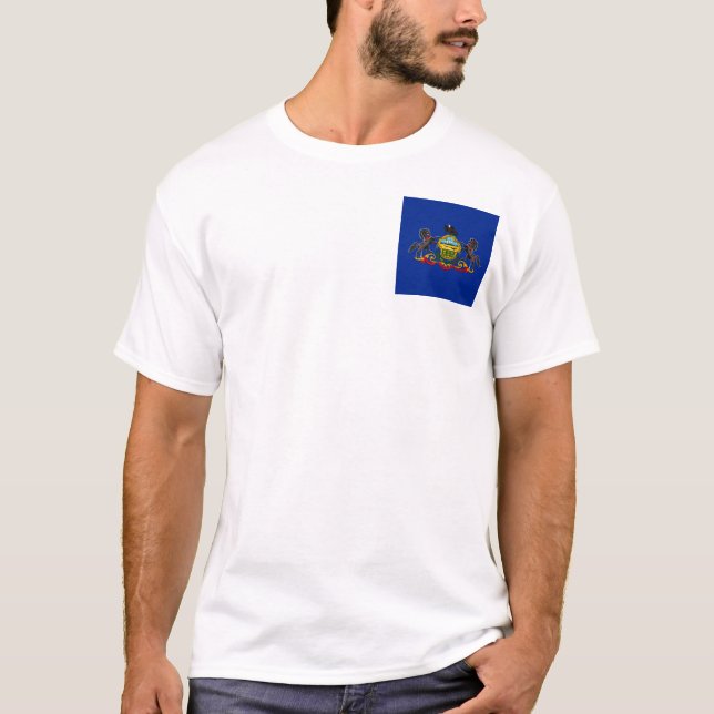 Pennsylvania State Flag Design T-Shirt (Front)