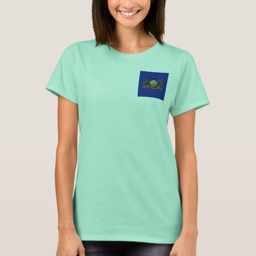 Pennsylvania State Flag Design T_Shirt