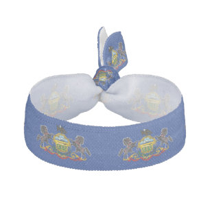 Pennsylvania State Flag Elastic Hair Tie