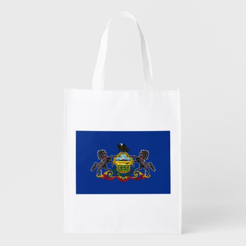 Pennsylvania State Flag Grocery Bag