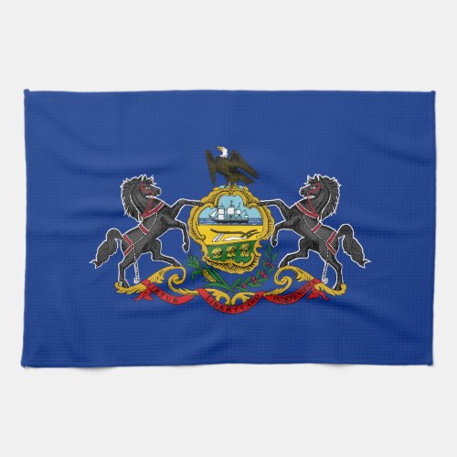 Pennsylvania State Flag Kitchen Towel