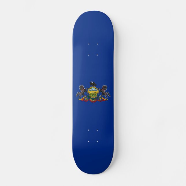 Pennsylvania State Flag Skateboard (Front)