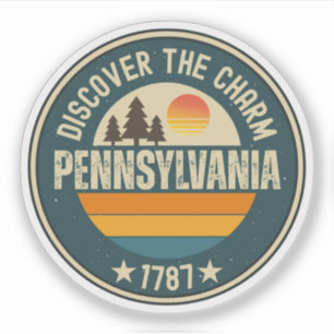 Pennsylvania State - Keystone State Gift Sticker