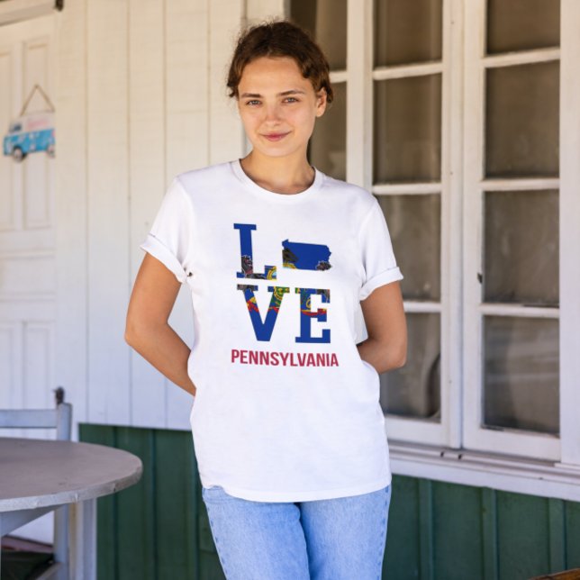 Pennsylvania State Love USA T-Shirt (Creator Uploaded)