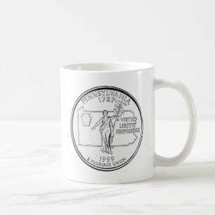 Pennsylvania State Quarter Coffee Mug
