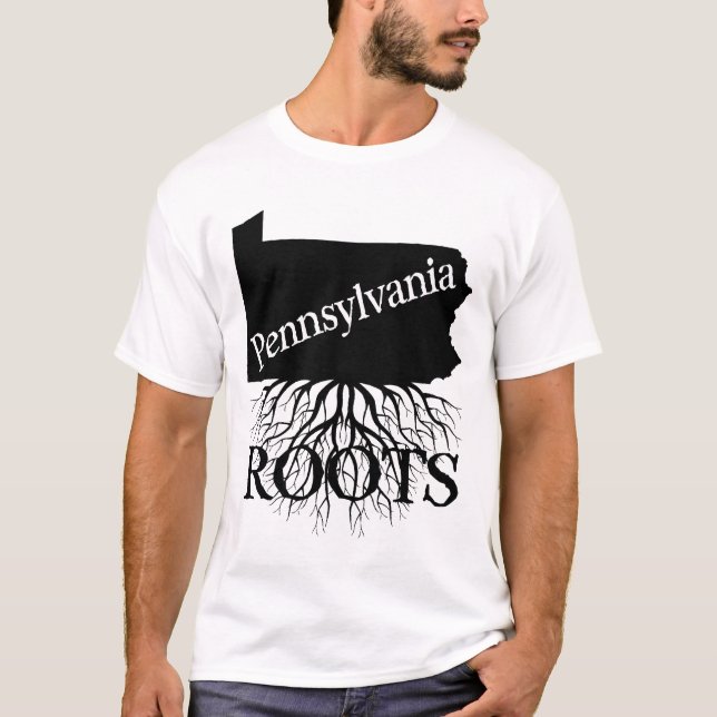 Pennsylvania State Roots Women's or Men's Shirt (Front)