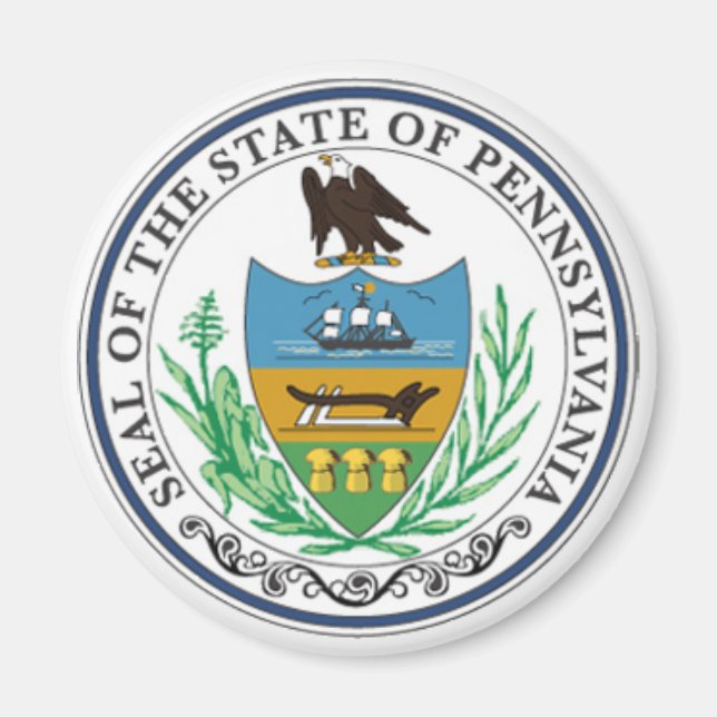 Pennsylvania State Seal Magnet (Front)
