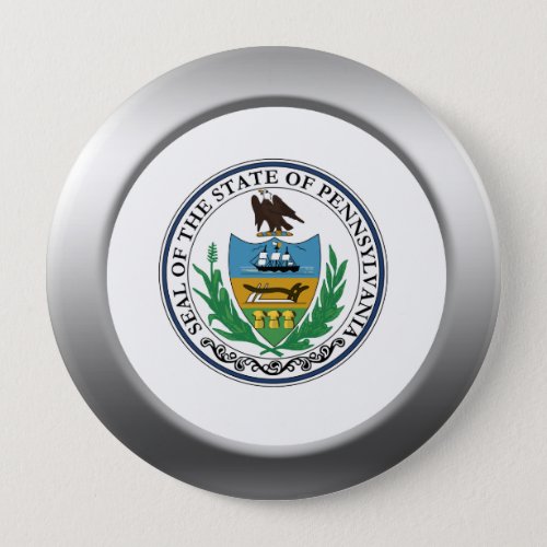 Pennsylvania State Seal Pinback Button