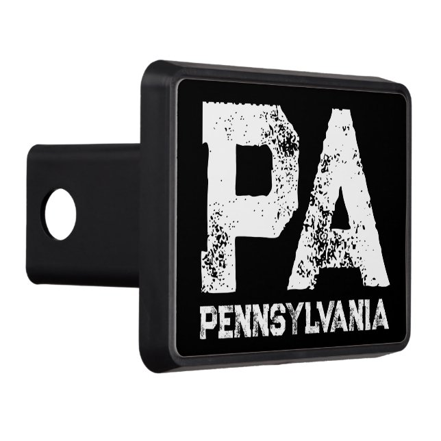 Pennsylvania State trailer hitch cover for car (Right)