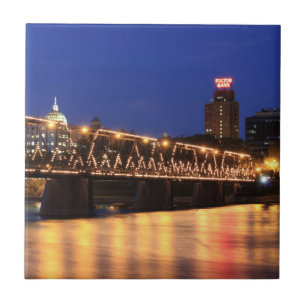 Pennsylvania State Walnut Street Bridge Ceramic Tile