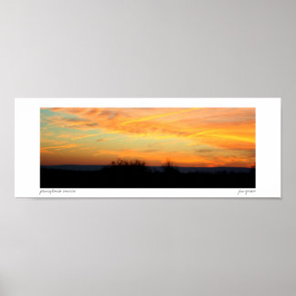 pennsylvania sunrise poster